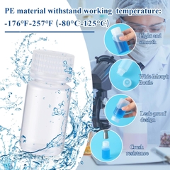 Chai nhựa PP mầu trắng, miệng rộng 4ml-1.000ml (Wide-Mouth Bottles) Biologix - USA