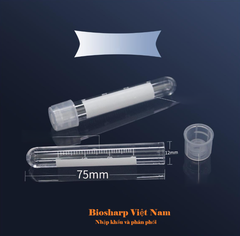 5ml-12ml-14ml- Ống nghiệm nhựa PS/ PP, đáy tròn, chia vạch, 1 cái/túi-Sterile,100 cái/hộp, Biosharp
