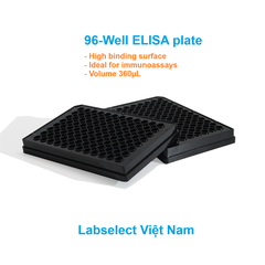 Đĩa ELISA 96 giếng 360μL, đáy phẳng, bề mặt liên kết cao, mầu đen, ELISA plate, LABSELECT