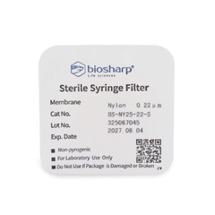 NY-Màng lọc tiệt trùng 13-33mm, lỗ 0.22µm/ 0.45µm (Syringe Filter), Biosharp
