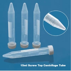 Ống ly tâm (falcon) 15ml/50ml, nắp vặn xám, 12.000xg, tiệt trùng, Centrifuge tube,Biosharp