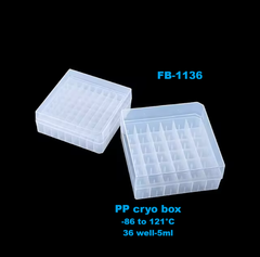 Hộp nhựa đựng Tube 2.0ml-5ml-15ml-50ml, 16-100 vị trí (Cryogenic Vial Box), hãng Fcombio