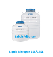 Bình Nitơ lỏng 65-175 Lít, cổ 216mm, Vỏ bình nito lỏng-Bình chứa khí nito lỏng, LABGIC