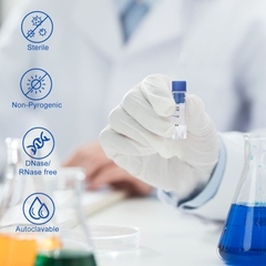 Lọ trữ lạnh 2.0ml, 25 cái/túi- tiệt trùng, ren trong- có mã vạch (-196°C) Biologix