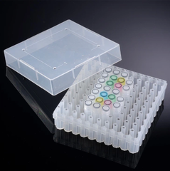 Hộp nhựa đựng Tube 2.0ml-5ml-15ml-50ml, 16-100 vị trí (Cryogenic Vial Box), hãng Fcombio
