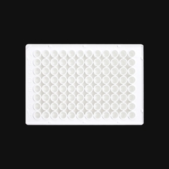 Đĩa/ Phiến nuôi cấy tế bào mầu trắng-nắp trong suốt 96 Well, đáy phẳng, Sterile