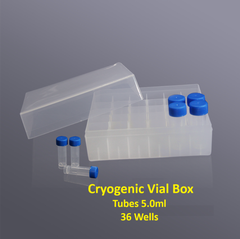 Hộp đựng Tube 2.0-5.0ml, 10-100 vị trí (Cryogenic Vial Box)