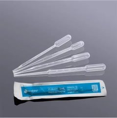 2ml/3ml/5ml Pipet pasteur nhựa chia vạch, 1cái/gói-sterile, Ống hút nhỏ giọt, Biosharp