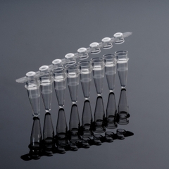 0.1ml PCR 8- Strip nắp vòm, ống trong-ống đục, 125 Strip/hộp, hãng Fcombio-USA