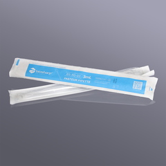 2ml/3ml/5ml Pipet pasteur nhựa chia vạch, 1cái/gói-sterile, Ống hút nhỏ giọt, Biosharp