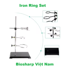 Vòng đỡ phễu chiết quả lê/phễu lọc/bình cầu.. có khóa 60mm, 80mm, 100mm (Iron Ring Set)
