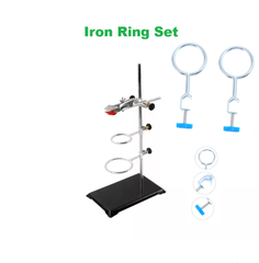Vòng đỡ phễu chiết quả lê/phễu lọc/bình cầu.. có khóa 60mm, 80mm, 100mm (Iron Ring Set)