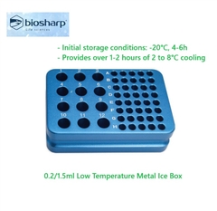 Giá giữ lạnh bằng hợp kim, 52 giếng, ống PCR 0.2ml và 1.5ml, BS-MCB-B
