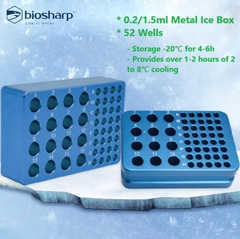 Giá giữ lạnh bằng hợp kim, 52 giếng, ống PCR 0.2ml và 1.5ml, BS-MCB-B