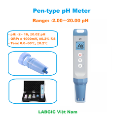 Máy đo pH/ORP/Nhiệt độ dạng bút, dải đo -2～20 pH, model: LPH-1, hãng LABGIC