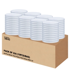 10 chiếc Đĩa Petri (Petri Dishes), tiệt trùng, kích thước 60mm, 90mm, 150mm, Biologix-USA