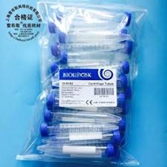 Ống ly tâm nhựa (Falcon) 15ml/50ml nắp phẳng/nắp rãnh, 25 cái/gói-tiệt trùng, Biologix Hóa Chất LAB- Phương