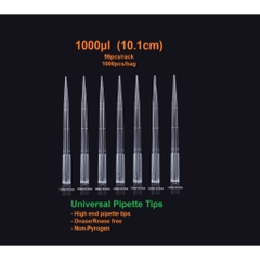 Đầu côn/ đầu típ 1250μl, 96 típ/hộp-500 típ/gói (Pipette tips-Virgin PP), Fcombio