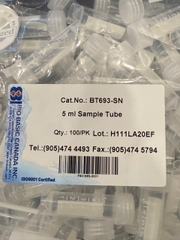 Ống Cryotube 5ml nắp vặn, 100 cái/túi-tiệt trùng (Tube Screw Cap), BioBasic-Canada