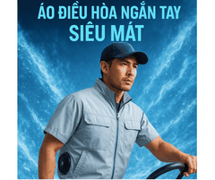 “Giải pháp công nghệ đột phá: Áo điều hòa ngắn tay siêu mát”