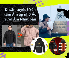 Yên tâm săn tuyết nhờ sự Ấm áp của Áo Sưởi Ấm Nhật bản