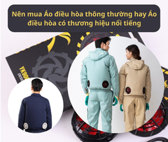 Nên mua Áo điều hòa thông thường hay Áo điều hòa Nhật bản chính hãng