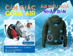 Không khí lạnh tràn về nhờ Áo điều Hoà nhật bản