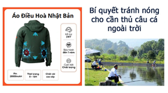 Bí quyết tránh nóng cho cần thủ câu cá ngoài trời