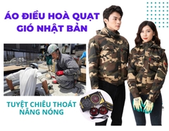 Áo quạt gió Nhật bản được ưa chuộng nhất hiện nay