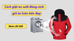 Cách giặt áo sưởi ấm đúng cách, giữ áo bền đẹp như mới