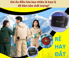 Mức giá Áo điều hòa hợp lý nhất cho người mua