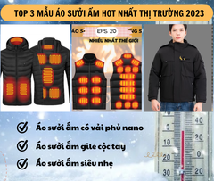 TOP 3 MẪU ÁO SƯỞI ẤM HOT NHẤT THỊ TRƯỜNG 2023
