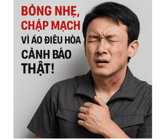 Bỏng nhẹ, chập mạch vì áo điều hòa trôi nổi – Cảnh báo thật!