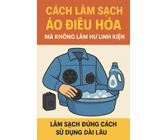 Cách Làm Sạch Áo Điều Hòa Mà Không Làm Hư Linh Kiện