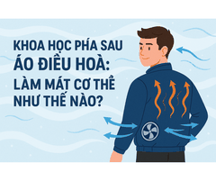 Khoa học phía sau áo điều hòa: Làm mát cơ thể như thế nào?