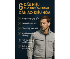 6 dấu hiệu cho thấy bạn đang cần áo điều hòa
