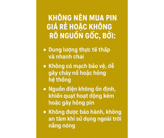 Pin áo điều hòa giá bao nhiêu? Có nên mua loại rẻ tiền?