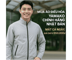 Mua áo điều hòa Yamako chính hãng Nhật Bản – Mát cả ngày, giá chỉ từ 950.000đ