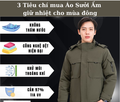 3 Tiêu chí mua Áo Sưởi Ấm giữ nhiệt cho mùa đông
