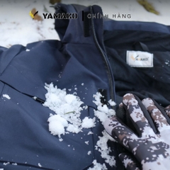 Áo sưởi ấm Super Heating Nhật Bản Yamako Y5 chống tuyết và chống mưa Màu Xanh Than