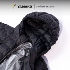 Áo Sưởi ấm YAMAKO 7 vùng sưởi ấm Siêu Nhẹ Super Gentle màu Đen