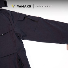 Áo sưởi ấm Super Heating Nhật Bản Yamako Y5 chống tuyết và chống mưa Màu Xanh Than