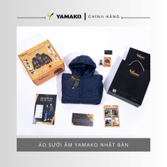 Áo Sưởi ấm YAMAKO 7 vùng sưởi ấm Siêu Nhẹ Super Gentle màu Xanh than