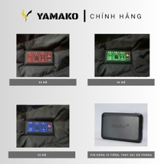 Áo Sưởi Ấm Ghile Super modern Yamako 21 Vùng Sưởi Nhiệt nhiều vùng sưởi nhất thị trường