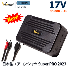 Bộ Áo quạt điều hoà Yamako Super Pro 17V 30.000MAH màu XANH NGỌC