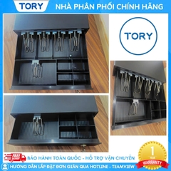 Két đựng tiền thu ngân TORY JJ330/JJ335 loại nhỏ, 330mm, 10 ngăn đựng tiền