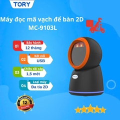 Máy quét mã vạch để bàn 1D, 2D, QRCode iMarcone MC9103L quét tự động (kết nối USB)