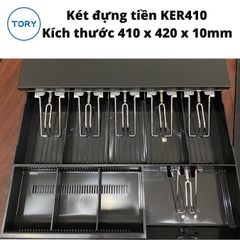 Ngăn kéo đựng tiền, két thu ngân SIZE LỚN bung tự động. Két thu ngân kết nối máy in hoá đơn, máy POS bán hàng