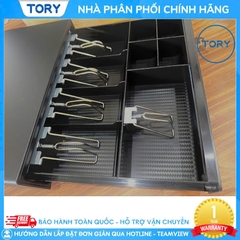 Két đựng tiền thu ngân TORY JJ330/JJ335 loại nhỏ, 330mm, 10 ngăn đựng tiền