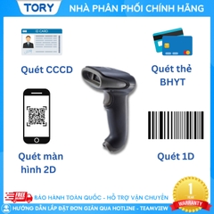 Máy quét mã vạch cầm tay 1D, 2D, QRCode, CCCD Winson WNI-6710G (kết nối USB)